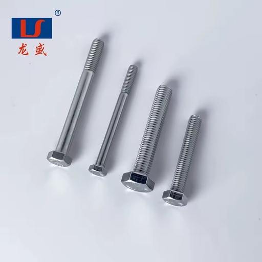 Corrosion-Resistant DIN933 Hex Bolts SS304/SS316 Full Thread M4-M24 Metric Bolts for Industrial Use