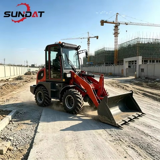 Small 4WD Telescopic Wheel Loader Rated Load For Yard Cleaning Farm Transport And Site Debris Removal