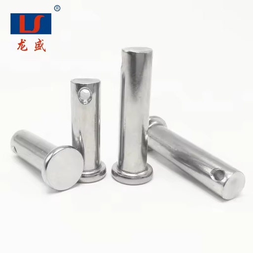Durable 304 Stainless Steel Large Flat Clevis Pivot Pin with Hole for Heavy-Duty Equipment