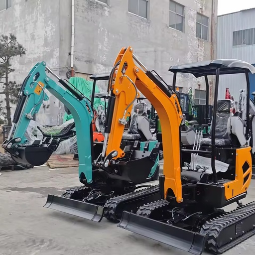 0.97Ton Crawler Digger with Zero Tail Swing, 1837mm Digging Depth Adjustable Track 760-920mm Digging Depth Adjustable