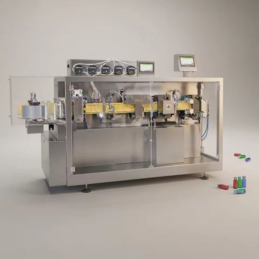 Plastic Ampoule Liquid Filling Sealing Machine Compact Form Fill Seal Equipment for Lab Chemical