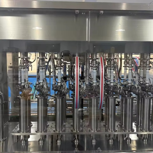 HSGZ-16A Automatic Piston Filling Machine Electric Pneumatic Driven 0.3% Accuracy Beverage Water Glass Thick