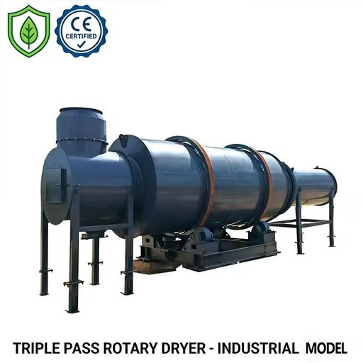 CE Certified 30% Energy Saving Triple Pass Rotary Sand Dryer for Sale &