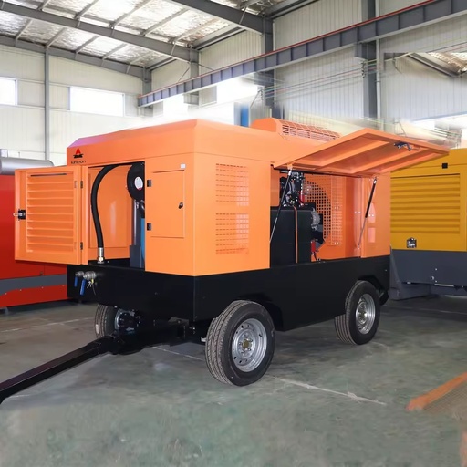 Kinleon Brand Diesel Screw Air Compressor Portable Energy Saving Fuel-efficient 530cfm 200psi Diesel Engine Air Cooling