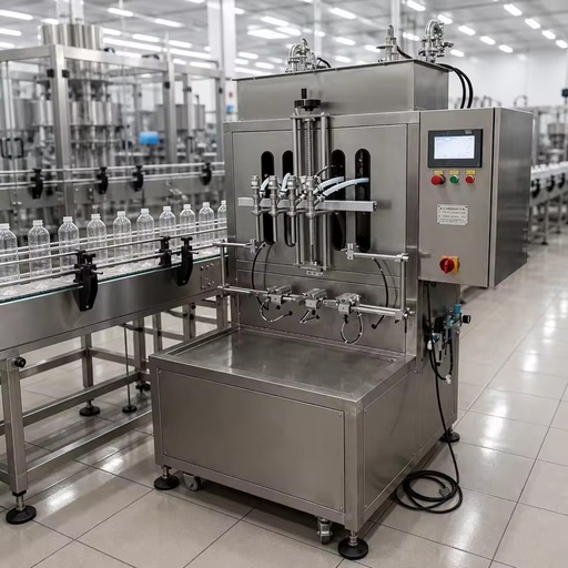 Automatic Electric Pneumatic Motor-Driven High-Accuracy Magnetic Pump Liquid Bottle Filling Machine BGZ-4A 10-25000ML
