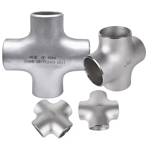 High Pressure Universal Buttweld 304 316 904l Stainless Steel Cross Four-way Joint Pipe Fitting Equipment