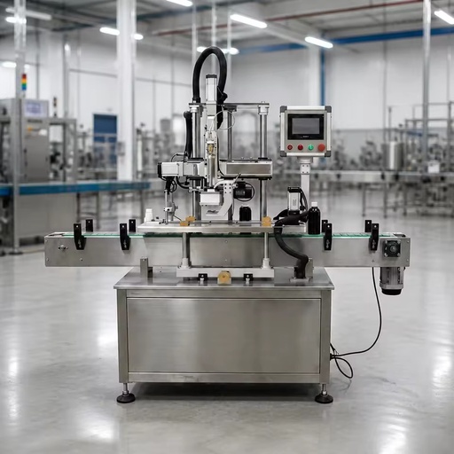 High Precision Automatic Servo Cap Placing Machine GZFG-1A Plastic Glass Metal Water Beverage Bottles Packaging