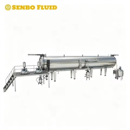 Vacuum Belt Dryer CE Certified Energy Saving Low Temp Dryer with PLC Control and CIP Cleaning for Multiple Industrial Materials