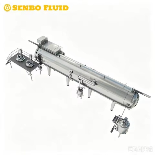 Vacuum Belt Dryer CE Certified Low Temp with PLC Control CIP Cleaning Energy Saving for Plant Extract Concentrate Processing