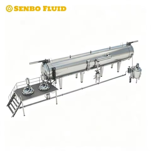 Continuous Vacuum Belt Dryer CE Certified Energy Saving with CIP System for Coffee Concentrate and Tea Extract Liquid Drying
