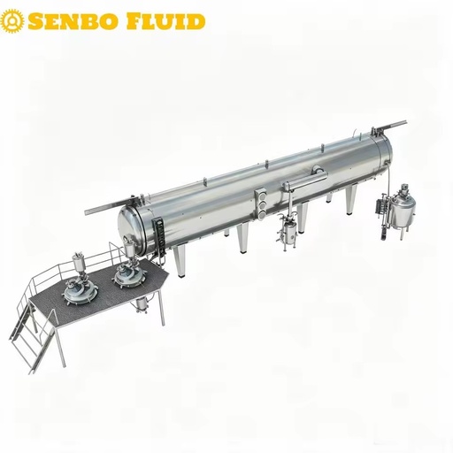 Industrial Vacuum Belt Dryer CE Certified with CIP Cleaning PLC Control Energy Saving for Lithium Salt Solution Drying