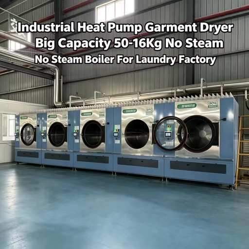 Heat Recovery Heat Pump Dryer Ultra High Temp Industrial Drying Machine Economic Friendly for Towels Jeans Underwear