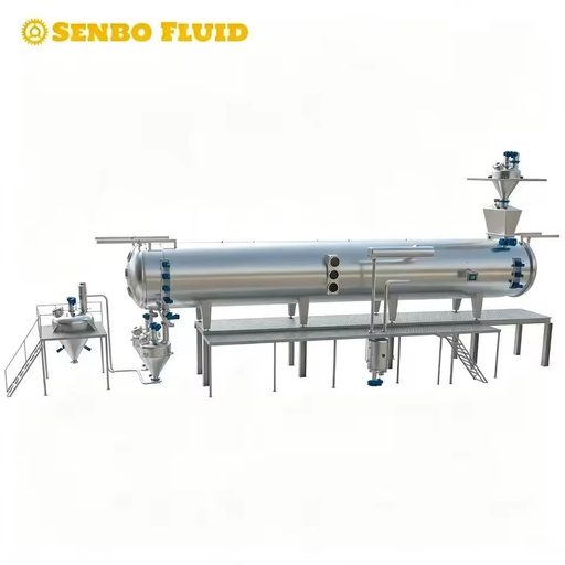 Vacuum Belt Dryer Continuous Low Temp Drying Equipment PLC Auto Control CIP Cleaning System Industrial Solid Drying Machine