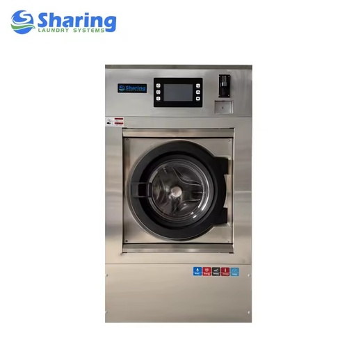 Coin Operated Washing Machine Hard Mount Commercial Laundry Equipment for Self Service Laundry Business