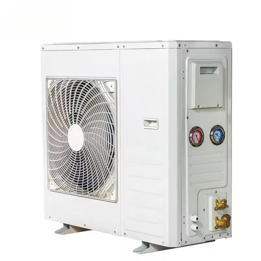 Air Cooled Scroll Condensing Unit Pressure Gauge Digital Display Mini Cold Room Commercial Refrigeration Storage