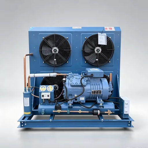 Air Cooled Condensing Unit Energy Saving Refrigeration Compressor Unit for Walk-in Cold Storage Room