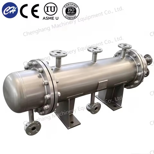 High Pressure Flange Connected Industrial Use Steam Heat Exchanger Evaporator Stainless Steel PLC-Controlled Multi-Voltage