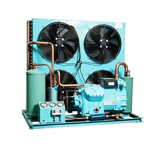 Semi-Hermetic Air Cooled Condensing Unit 10HP for Cold Chain Warehouses and Commercial Cold Storage Applications