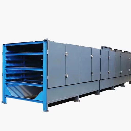 Continuous Coal Briquette Chain Belt Dryer Iron Briquettes Iron Ball Mesh Belt Dryer Steel Dryer Briquette BBQ Mesh Belt Dryer