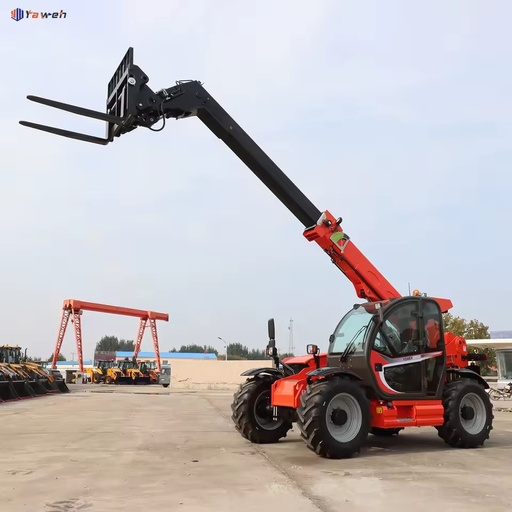 Chinese 7M Telescopic Handler All Terrain Farm Telescopic Arm Forklift with Bucket Construction Lifter Telehandler for Sale