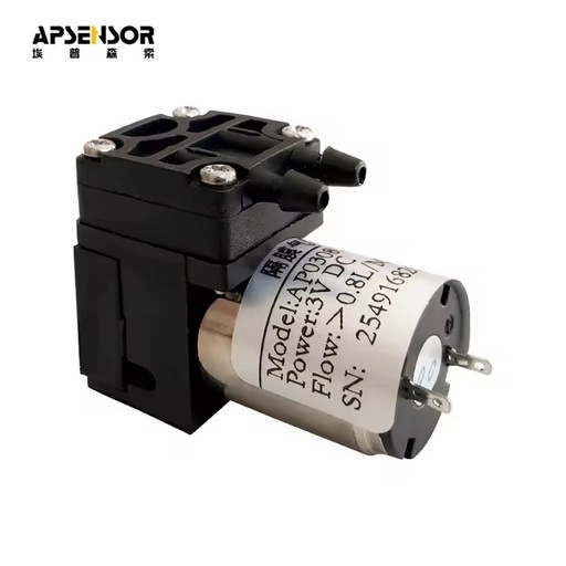 Small Diaphragm Pump DC 3V Gas Sampling Pump 0.9L/min Oil-free Long Life for Laboratory Equipment Industrial Analytical Devices