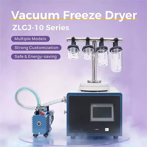 Customized Lab Compact Safe Energy-saving Vacuum Freeze Dryer