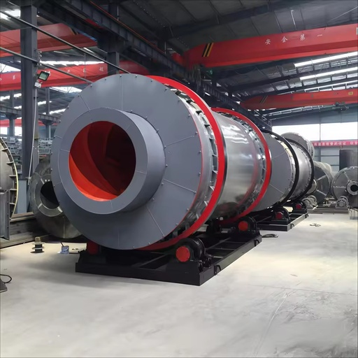 Triple Pass Rotary Drum Dryer for Rice Husk Straw Biomass Fuel Raw Material Drying Machine