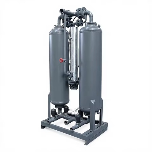 Micro Heat Regenerative Adsorption Dryer 7.2Nm3 Min Desiccant Air Dryer PLC Control 220V 3kW for Industrial Compressed Air