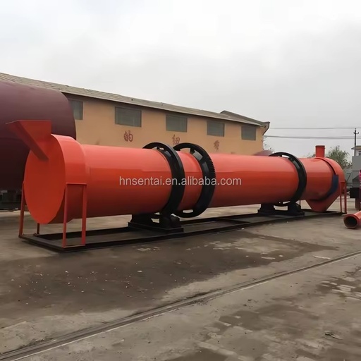 Wear Resistant Automatic Control Single Drum Rotary Drying Machine for Ore Slag Sand Clay Coal Slime Industrial Drying Equipment