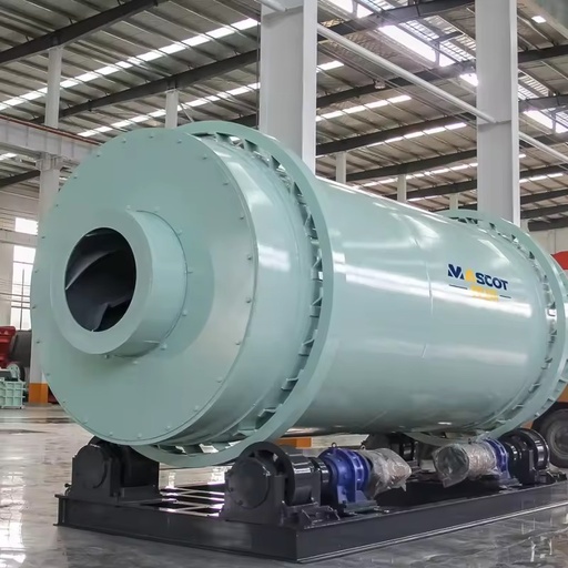 River Sand Dryer Machine Three Cylinder Rotary Type Energy Saving High Capacity Drying Plant for Concrete Production