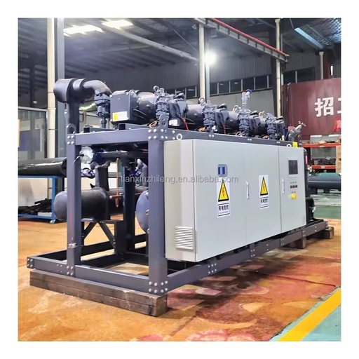 Factory Price Energy Saving Fusheng Evaporative Cooled Chiller Condensing Unit Refrigeration Blast Freezer Screw Medium High