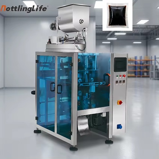 Fully Automatic Vinegar Liquid Pouch Filling Machine Price Edible Oil Vertical Pouch Filling Machine 45 Bags /min