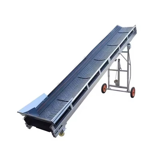 Durable Adjustable Speed Electric PVC Belt Conveyor with Heat/Fire Resistant Features for Automated Food Transportation Industry