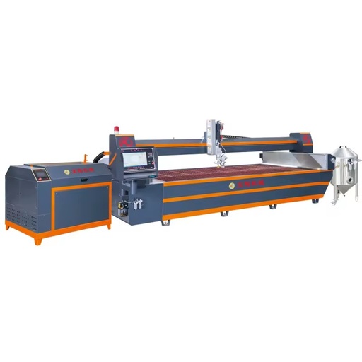 CNC AC 5 Axis Water Jet Cutting Machine BT4020 45 Degree Cutting Machine Ceramic Stone Metal Wet Saw Tile Cutter