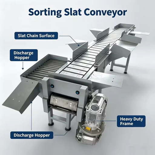 Industrial Logistics Conveyor Machinery Smooth Transmission Goods Handling Device for Express Parcel Sorting