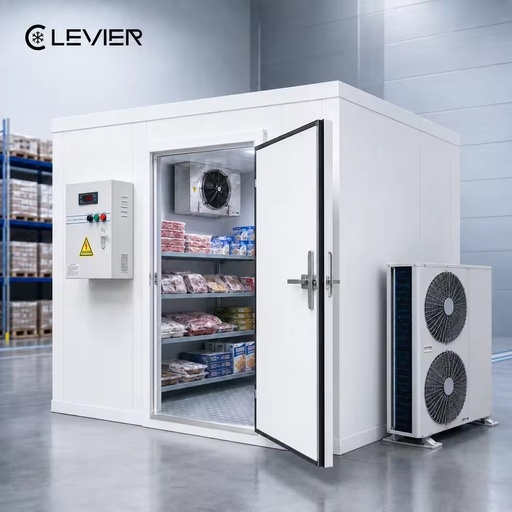 Walk-in Freezer Storage Refrigeration System with Electric Defrost for Frozen Food Cold Room Project