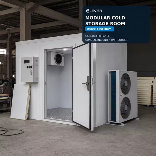 Modular Cold Storage Room with Camlock PU Panel for Quick Assembly and Food Cold Storage Project