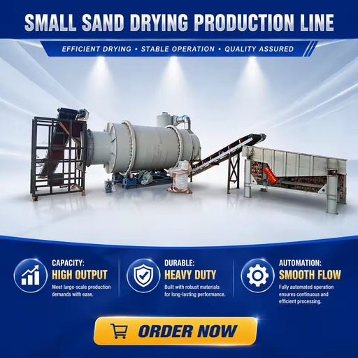 Industrial Grade Sand Dryer for Mineral Tailings Drying Triple Pass Rotary Dryer Gear Drive Technology CE ISO Certified