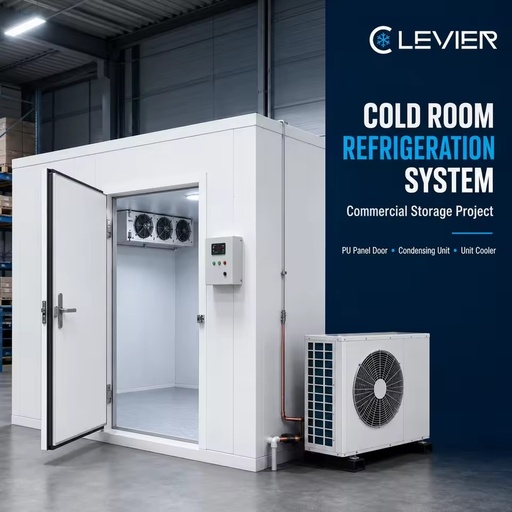 Cold Room Refrigeration System for Commercial Cold Storage with Condensing Unit and Unit Cooler Supply