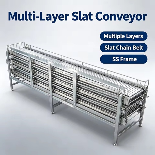 Workshop Automated Goods Conveyor Rustproof Metal Frame Conveying Machinery For Long Time Continuous Operation