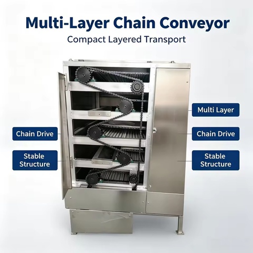 Stable Industrial Conveying Machine Long Service Life Automated Goods Handling Equipment