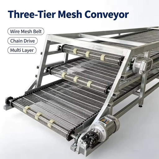 Customizable Industrial Conveyor Low Vibration Transport Equipment For Indoor Production Workshop