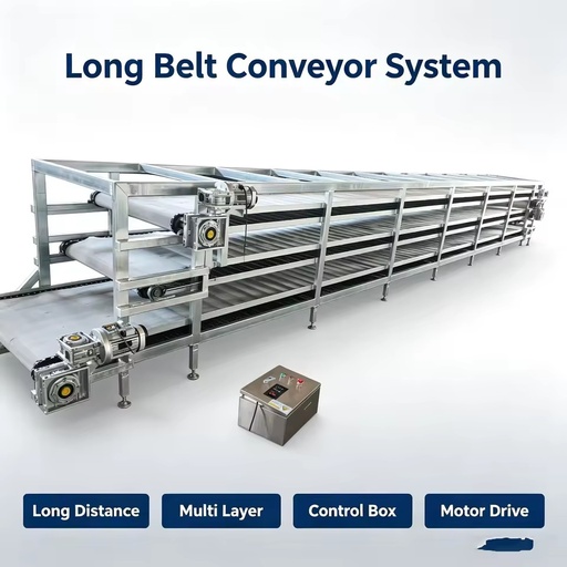 High Efficiency Industrial Conveyor Stable Operation Material Transport Equipment For Factory
