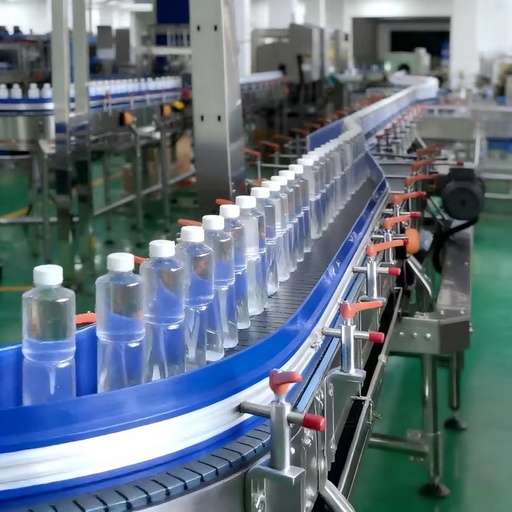 Automatic Small Scale 0.5L-2L PET/Glass Bottle Water Tea & Oil Filling Packing Machine Line with Gear Motor