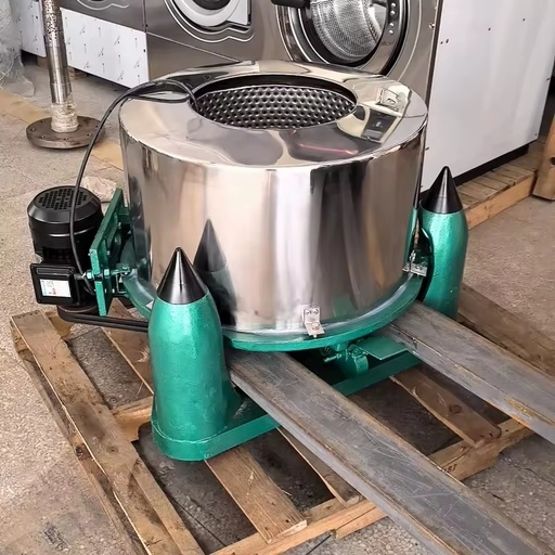 Industrial Electric Hydro Extractor Stainless Steel Centrifugal Spin Dryer Machine Commercial Laundry Textile Clothing 25-100kg