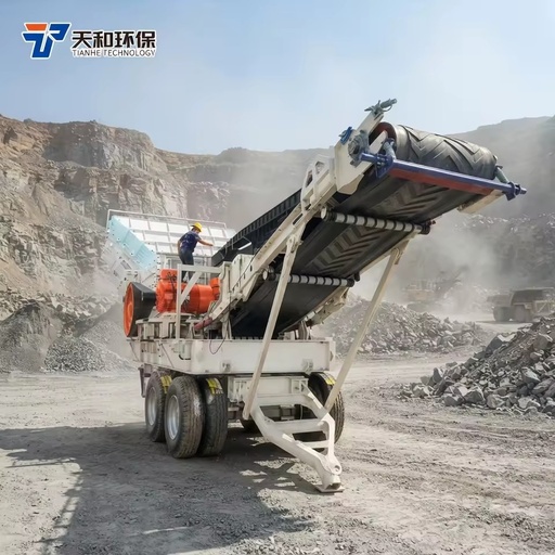 Portable Jaw Crusher Machine with 150t/h Capacity AC Motor Advanced Engine & Power Transmission for Ore Mining & Construction