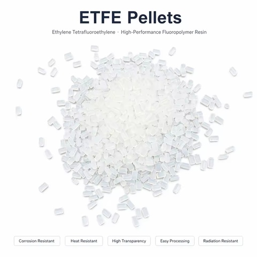 Extruded Virgin ETFE Resin Pellets (Extrusion Grade) for Wire Cable Electronic/Electrical Architecture Agriculture Industries