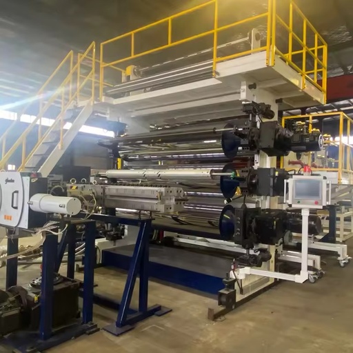 PLC Control TPO Compounds Skid Resistant Walkway Mat Production Line Engraved Roller Calender Fully Automatic Engine Energy