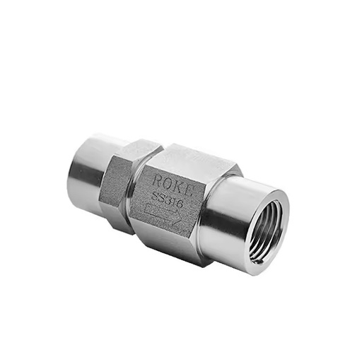 Manual Hydraulic Non-Return Valve Ball Stainless Steel Female Thread Check Valve NPT/BSPT/BSPP for Water Oil Acid-for General