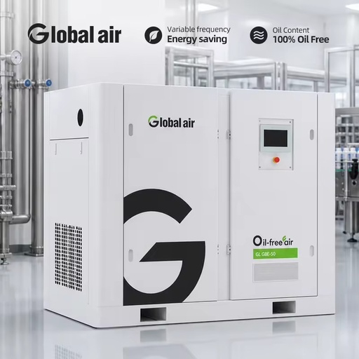 Oil-Free Rotary Screw Compressor 22kw 30HP 3.6m³/min 8bar 380V 415V for Automotive Paint Shops & Surface Coating Equipment CE